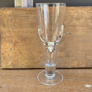 Vintage Arthur Court Stag Pilsner glass